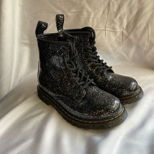 Size 11 kids Dr. Marten sparkle boots